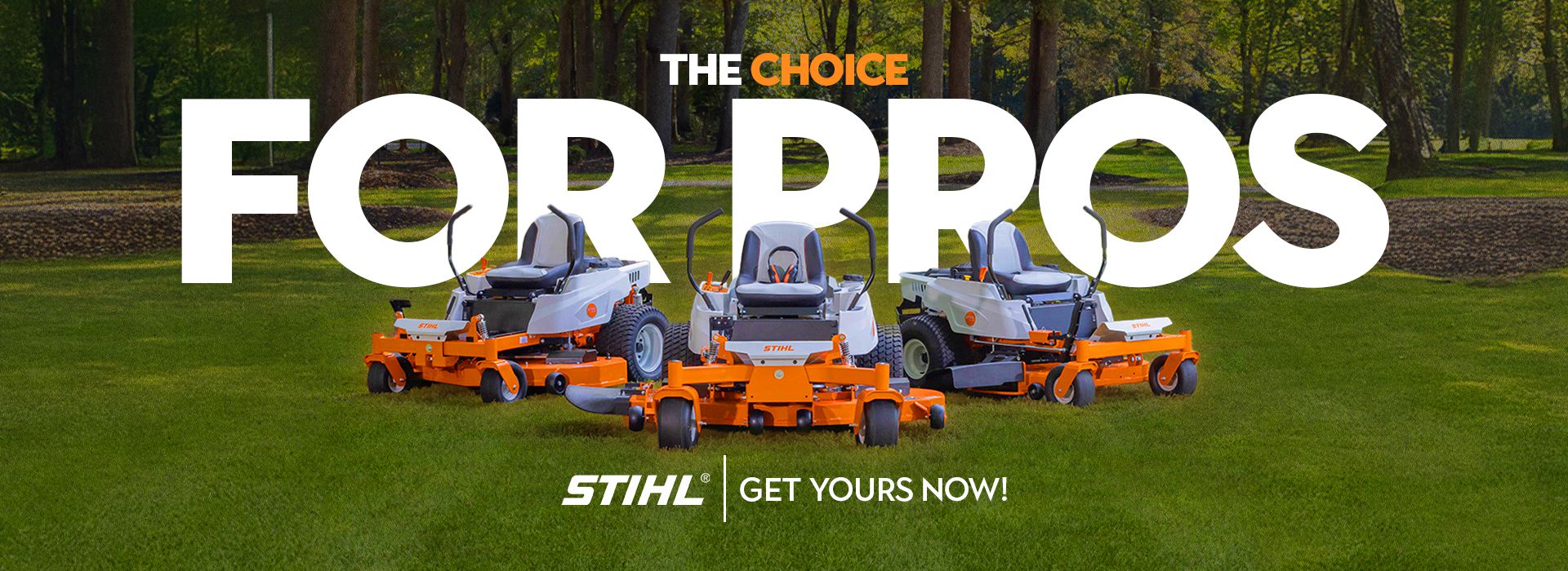 Stihl - Zero Turn - The Choice For Pros